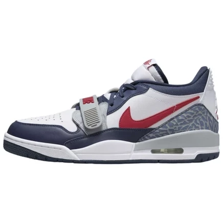 Мужские кроссовки Jordan Legacy 312, бело-сине-красные