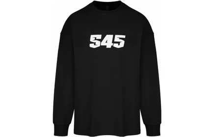 Унисекс футболка S45 осенне-зимняя, черная