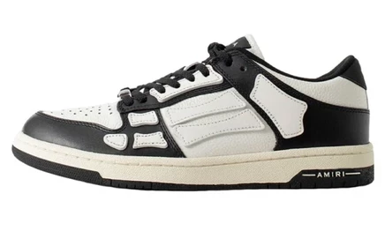 Мужские кроссовки Amiri Skel Top Low, черно-белые