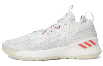 Мужские кроссовки Adidas D Rose Son Chi 2, бело-красные