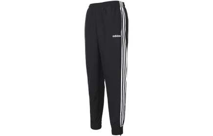 Мужские трикотажные брюки Adidas 3 Stripes, черные