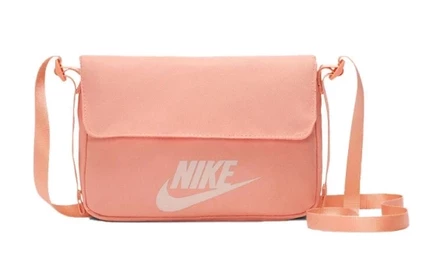 Сумка Nike через плечо, абрикосово-желто-розовая