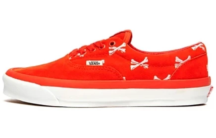 Мужские кеды Vans WTAPS x OG Era LX, оранжево-белые