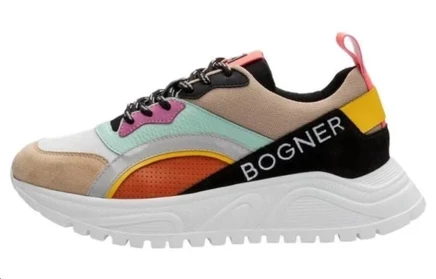 Женские кроссовки Bogner из кожи, разноцветные