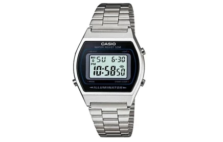 Наручные часы Casio B640WD 1A, серебристый ремешок