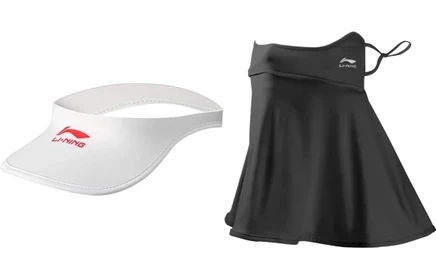 Солнцезащитная шляпа Li-Ning с черной маской