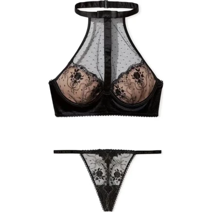 Женский комплект нижнего белья Victoria's Secret, черный