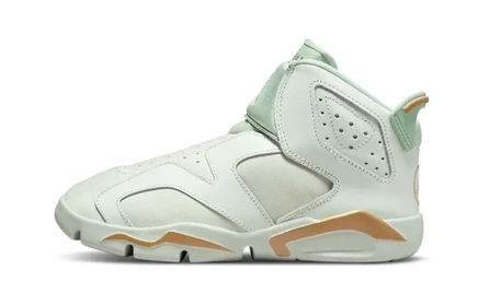 Детские кеды Jordan Air Jordan 6 Retro, светло-зеленые