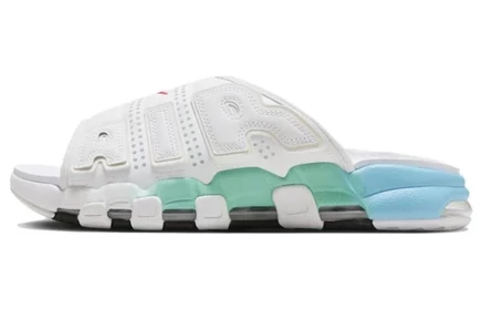 Шлёпанцы Nike Air More Uptempo Slide, голубые