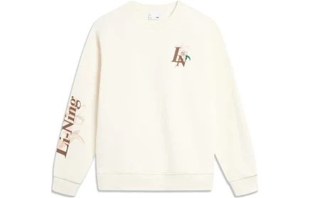 Женский свитшот Li-Ning Sports Fashion, экрю