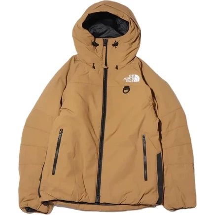 Пуховик унисекс The North Face, коричневый