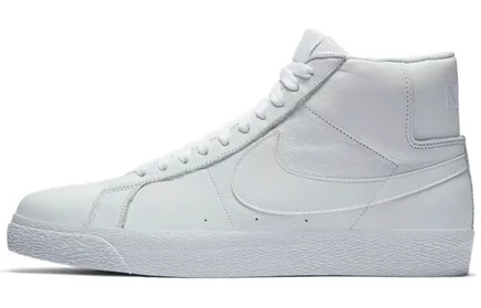 Мужские кеды для скейтбординга Nike Blazer Mid, белые