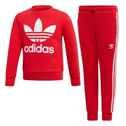 Детский спортивный костюм adidas Originals Crew Set, красный