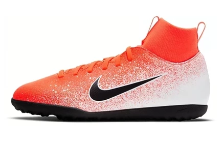 Детские кроссовки Nike Superfly 6 TF, оранжево-черные
