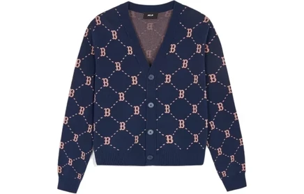 Кофта женская повседневная MLB SS24 Knitwear синий
