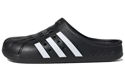 Сандалии Adidas Adilette Clog, черно-белые