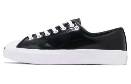 Мужские лаковые кеды Converse Jack Purcell Low, черные