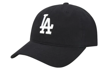 Бейсболка MLB из хлопка с вышитым логотипом