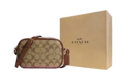 Женская сумка Coach Camera, коричневая