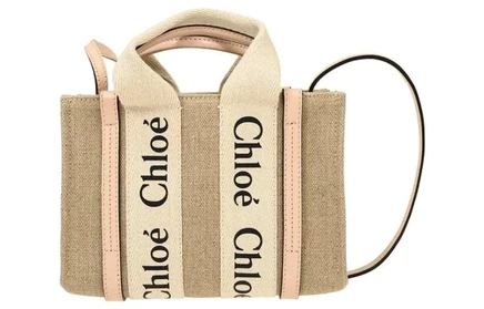 Женская сумка Chloé Woody, бежевая