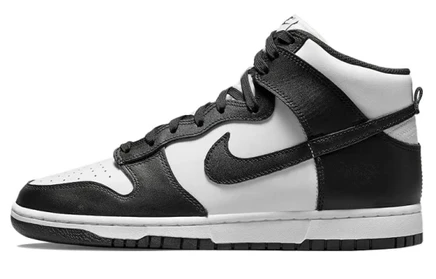 Мужские кроссовки Nike Dunk High Panda, черно-белые