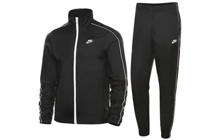 Мужской спортивный костюм Nike NSW Basic Full, черно-белый