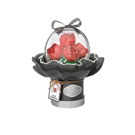 Конструктор-букет LOZ Hug Bucket, роза