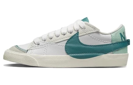 Женские кроссовки Nike Blazer 77, бело-бирюзовые