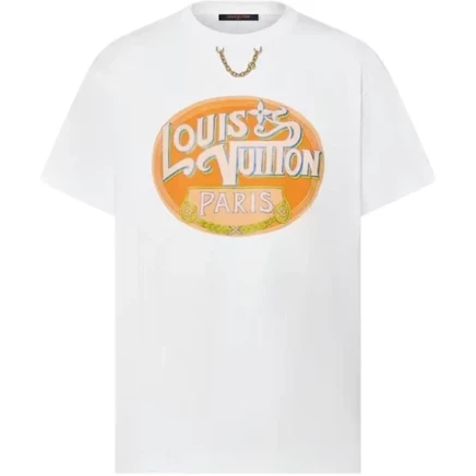 Женская футболка Louis Vuitton 1AHISY, белая
