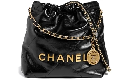 Женская сумка Chanel 22 Mini 23S, черная
