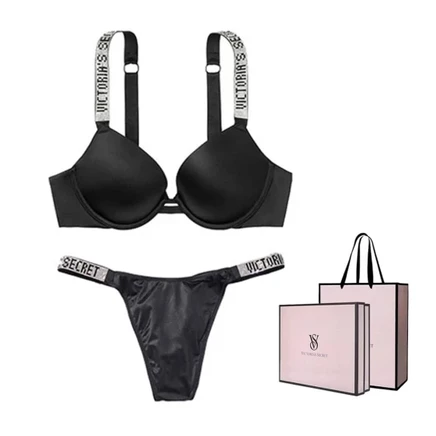 Женский комплект белья Victoria's Secret, черный