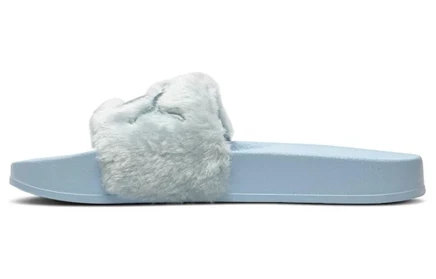 Женские шлепанцы Puma Fur Slide Rihanna Fenty, голубые
