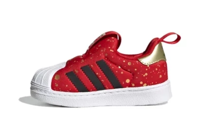 Кроссовки для малышей adidas Superstar 360, красно-белые
