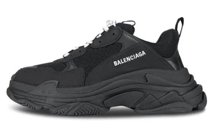 Мужские кроссовки Balenciaga Triple S, черные
