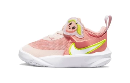 Кроссовки для малышей Nike Team Hustle D 10, бело-оранжевые