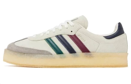 Мужские кроссовки Adidas Originals Samba, бело-серые