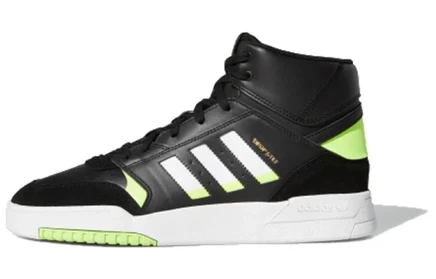 Мужские кроссовки Adidas Originals Drop Step, черно-зеленые