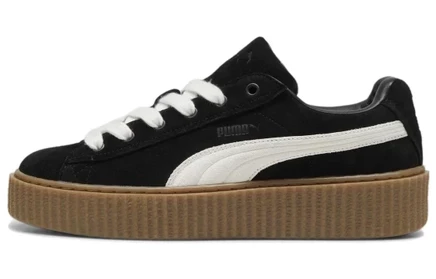 Кеды Puma Creeper Phatty Rihanna Fenty, черно-белые