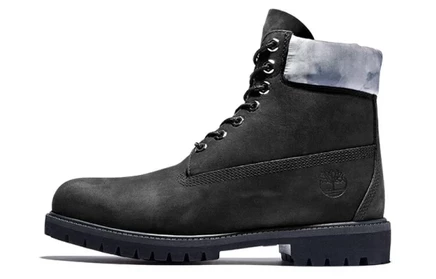 Мужские ботинки Timberland Premium 6-Inch, черно-серебристые