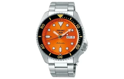 Часы Seiko 5 Sports SRPD59K1, оранжевый циферблат