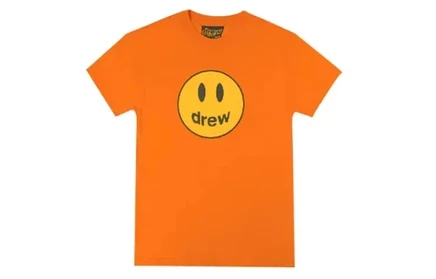 Унисекс футболка Drew House Smiley Collection, оранжевая