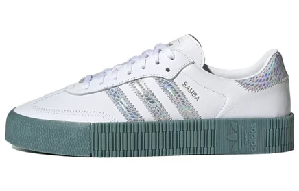 Мужские кроссовки adidas Sambarose, бело-зеленые