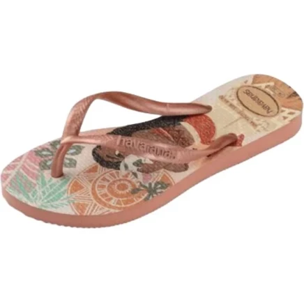 Детские шлепанцы Havaianas, нескользящие, розовые