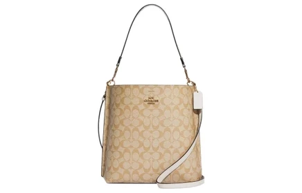 Женская сумка Coach Mollie, светло-коричневая