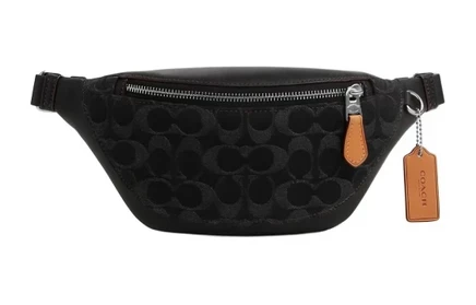 Унисекс сумка Coach Warren, мини, через плечо, черная