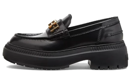 Женские лоферы Fendi с массивной подошвой
