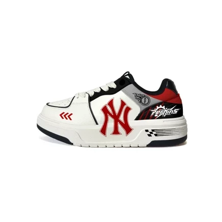 MLB Chunky Liner Racing Wind Pu Low top Skateboard Shoes Unisex Black черный