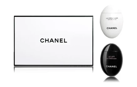 Набор кремов для рук Chanel Black White Egg, 2×50 мл
