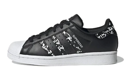 Детские кеды Adidas Originals Superstar J, черно-белые