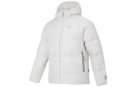Мужской пуховик Puma, белый